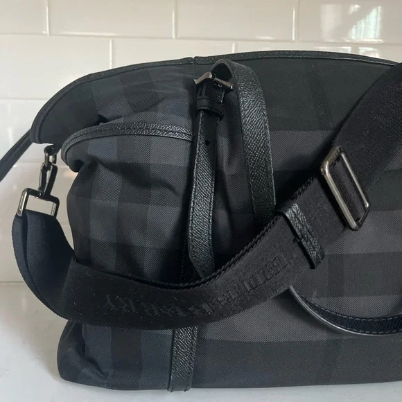 Burberry Graceford Nylon Tonal Check Diaper Bag - Picture 5 of 16